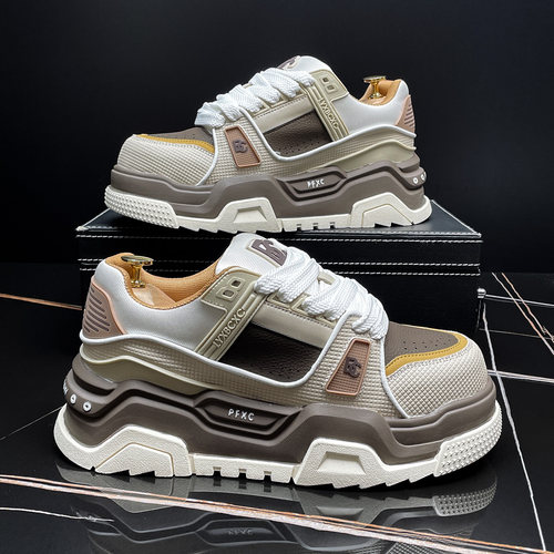 潮流百搭拼色男士休闲鞋