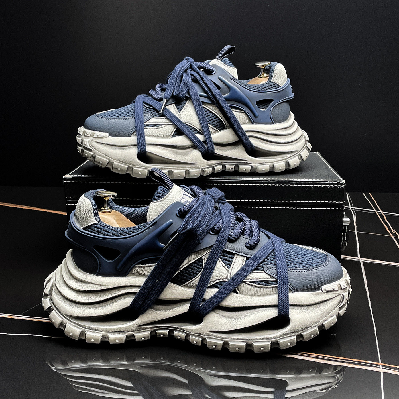 UCoc潮牌厚底老爹鞋男春季网面增高运动休闲鞋高级感,流行男鞋,时尚休闲鞋,淘宝优惠券,粉丝福利购,淘宝优惠卷