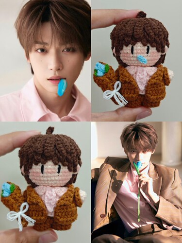 梓渝周边演唱会应援物毛线手工钩织玩偶包挂件创意礼物diy材料包