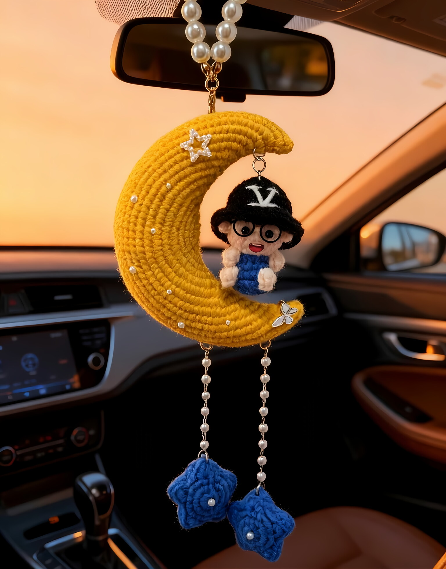 张杰周边应援物车挂毛线手工编织包包挂件创意玩偶礼物diy材料包