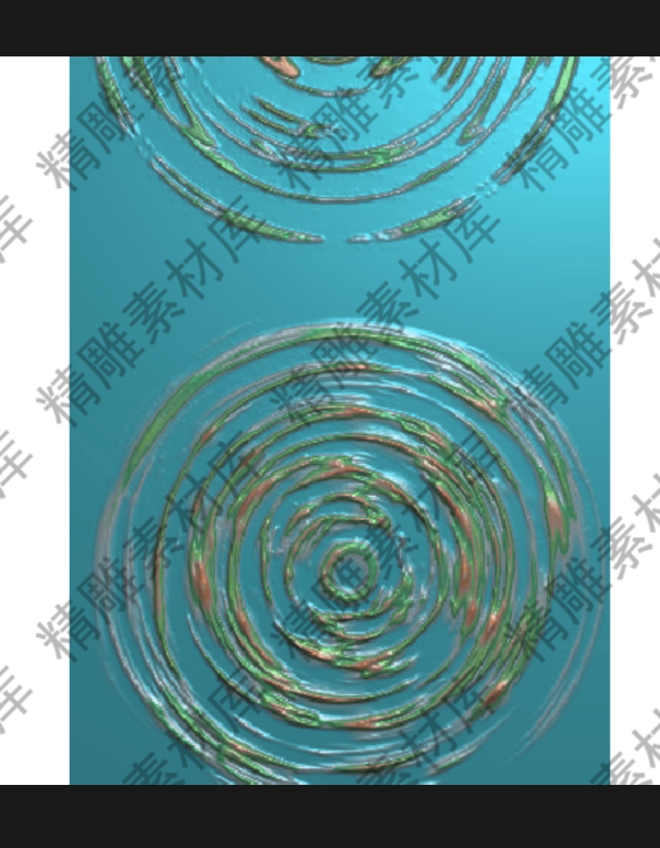 水波纹理 涟漪精雕图 石雕水波纹 灰度图 stl 底纹 雕刻图