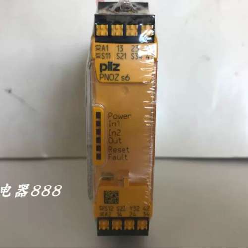 皮尔兹安全继电器PNOZ s6 C 24VDC 4 n/o 1 n/c 751106 750106