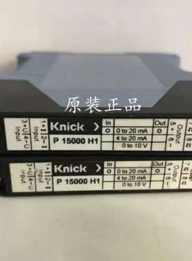 Knick P 15000 H1原装 科伲可VariTrans放大器 P15000H1
