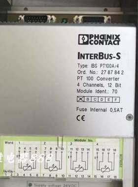 原装 INTERBUS-S IBS PT100A/4 2787842控制器