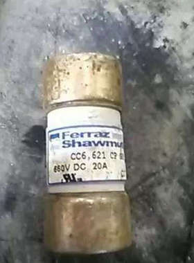Ferraz保险管CC6，621 CP GRB 27.60 20 660VDC 20A