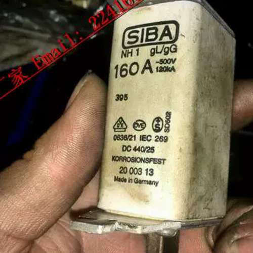 siba熔断器NH1-160A 500V 120KA gG/gL (2000313.160)