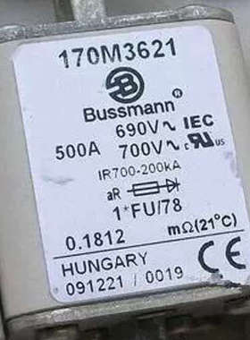 BUSSMANN熔断器170M4716/4717/4718/4719/4766/4767/4768/4769