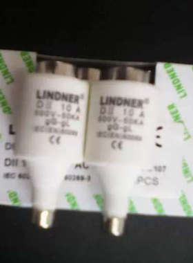 Lindner熔断器DII-10A/20A 500V gL/gG 直拍