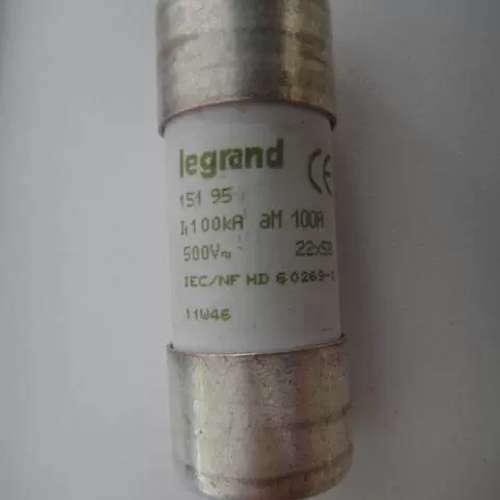 Legrand保险管151 95 100A aM 500V 100KA (22*58 可用国产替代)