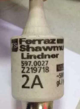 Ferraz shawmut Lindner熔断器DIIGG50V2 gL/gG 597.0027/Z219718