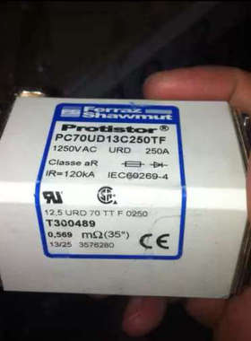 Ferraz熔断器PC36UD69V18CP12(R300694A) PC73UD11C800PA PC3*/7*