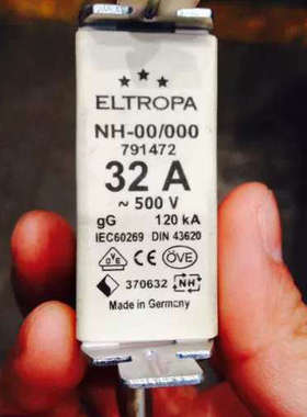 ELTROPA熔断器NH-00/000 32A (500V 120KA gG)