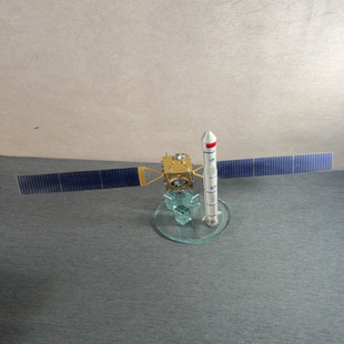 嫦娥一号长征3A星箭组合航空合金仿真模型中国航天探月卫星CZ-3A
