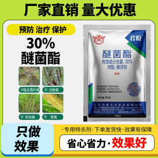 农用30%醚菌酯斑点落叶病水稻纹枯病小麦白粉病锈病杀菌剂老牌子