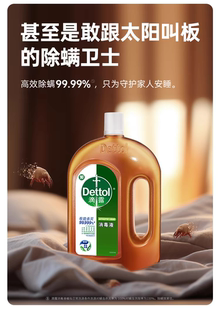 滴露Dettol消毒液松木香除菌除螨深層清潔殺菌寵物家庭裝