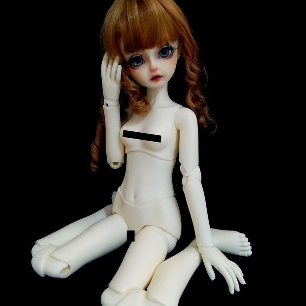 bjd娃娃 alm 4分三段体女娃素体 正版原创sd
