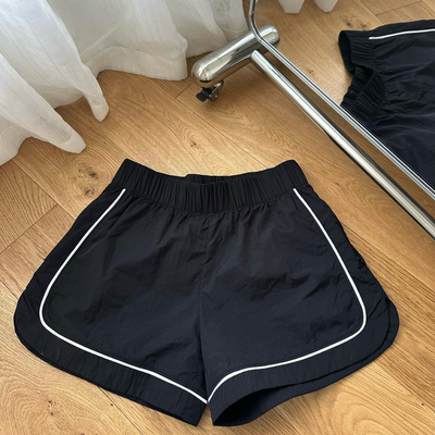 北美A家Motivate Track运动速干短裤健身瑜伽休闲外穿跑步高腰A字