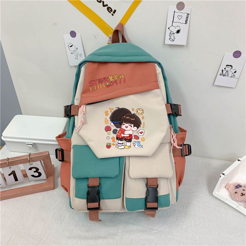 莎头组合动漫周边书包