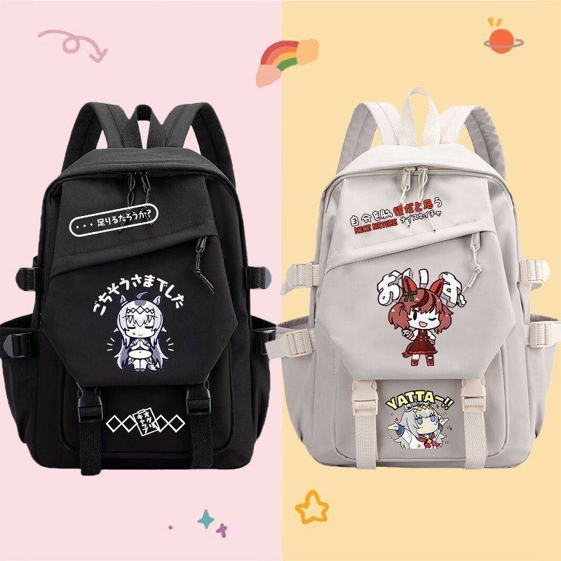 赛马娘小栗帽动漫周边书包男女中小学生卡通二次元大容量双肩背包