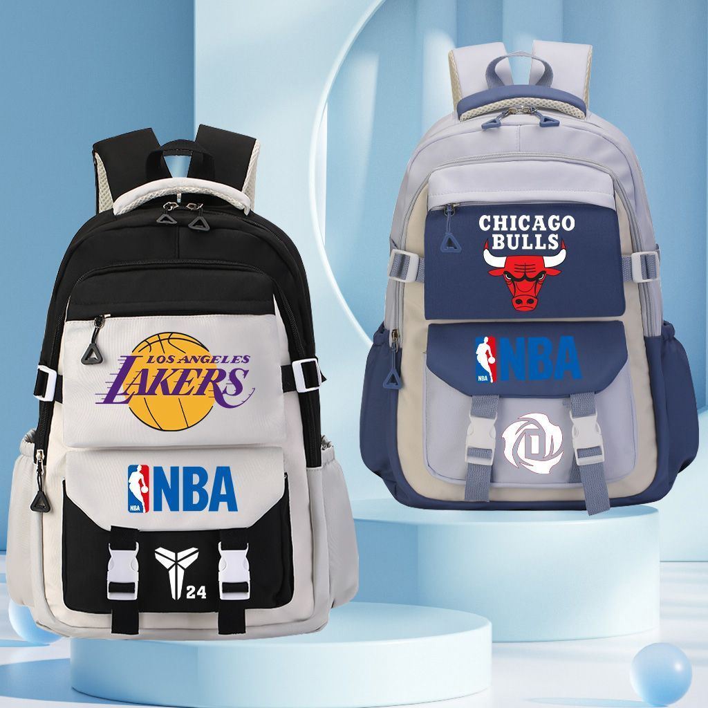 库里勇士湖人詹姆斯欧文动漫周边书包男女初中小学生轻便双肩背包