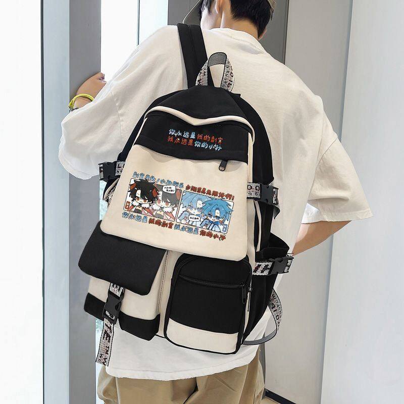龙岛异兽江湖团阿乐副官周边书包大容量男女初高中小学生双肩背包