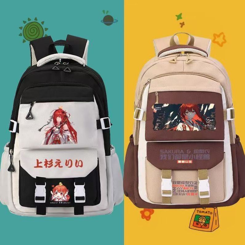 龙族卡塞尔之门动漫周边书包上杉绘梨衣大容量初中小学生双肩背包
