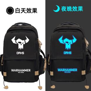 战锤40K游戏动漫周边书包星际战士极限战团男女学生休闲双肩背包