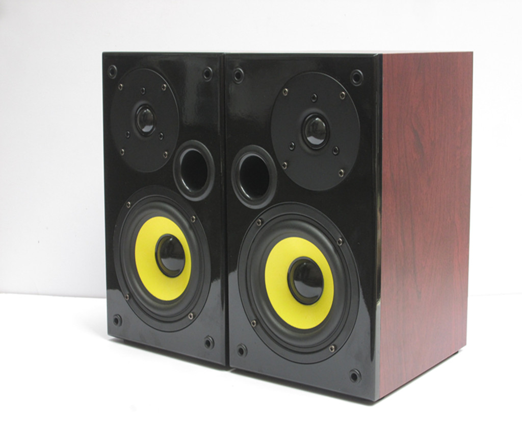 5.5寸高保真无源发烧hifi书架式优质木质音箱音响