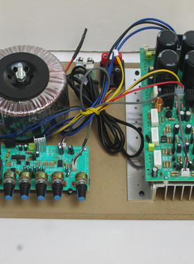 大功率无噪音8只功放管5200/1943功放2声道450W功放板机音响