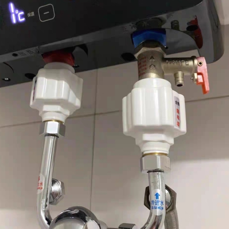 接头防火墙配件配大全隔电墙小厨宝出水防电墙电热水器家用通用型