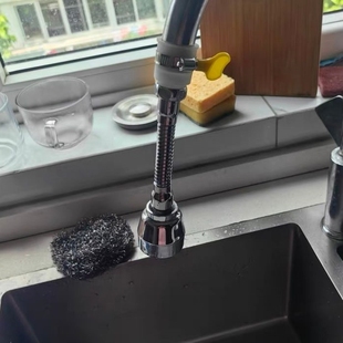铜家用转换水槽通用延伸器防溅水可旋转喷头嘴洗菜盆万能神器水嘴