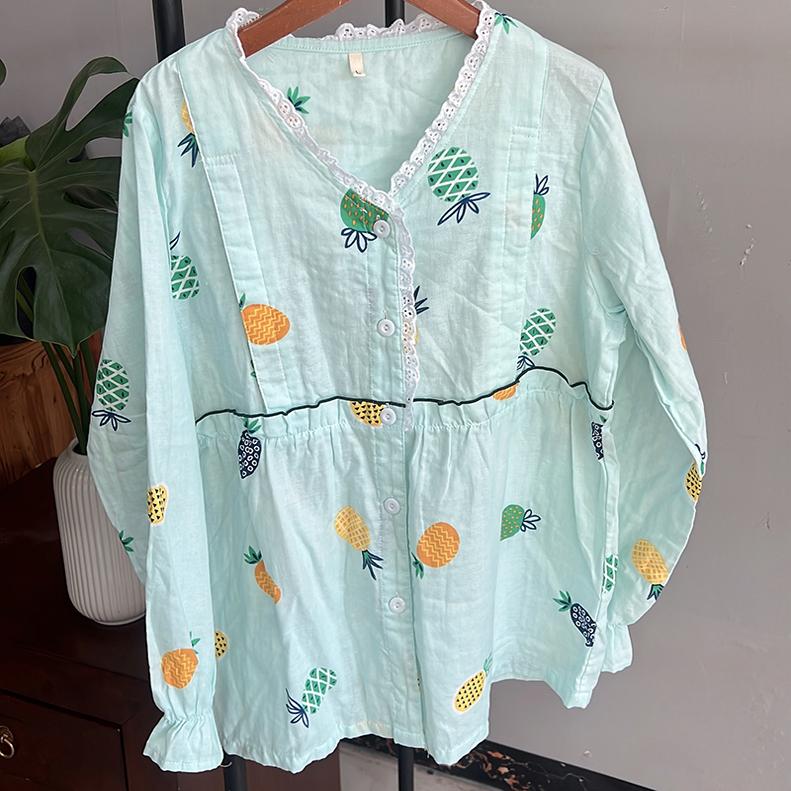 韩版两件套新款哺乳衣棉纱春夏季