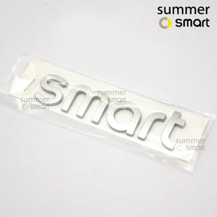 老款 适用于09 19款 Smart汽车 后备箱453立体车贴 451车尾字母车标
