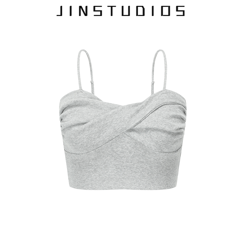 百搭显瘦修身辣妹纯欲吊带背心