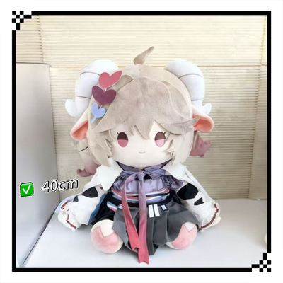 明日方舟艾雅法拉属性40cm棉花娃娃可爱公仔同人生日礼物q版玩偶
