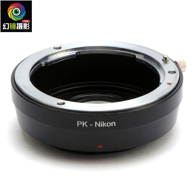 杰颖产 用于宾得Pentax PK镜头转尼康 Nikon F口机身转接环