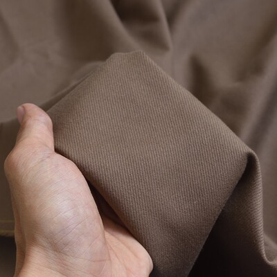 ORTA土耳其进口深卡其色牛仔布料丹宁软垂品质干净飒爽微厚设计师