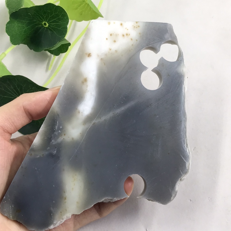 新疆和田玉青花籽烟紫大件边角料摆件玉石料下脚料牌子包邮236克x