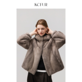 KC皮草 保暖水貂外套 天鹅绒年轻短款 冬日风光新品 发售