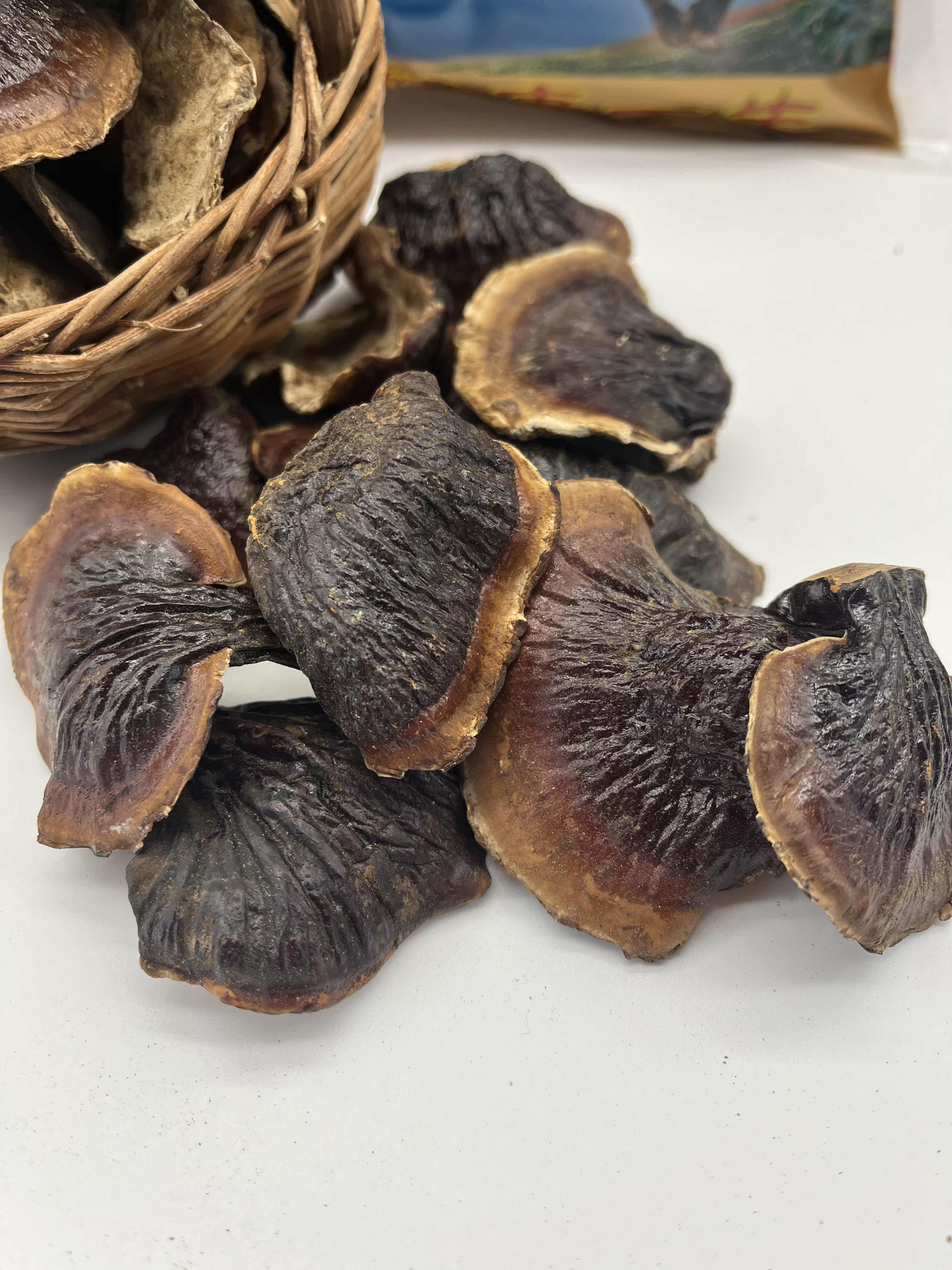 长白山特产野生小灵芝金边灵芝菌香味浓甘甜不苦小林芝 小灵芝