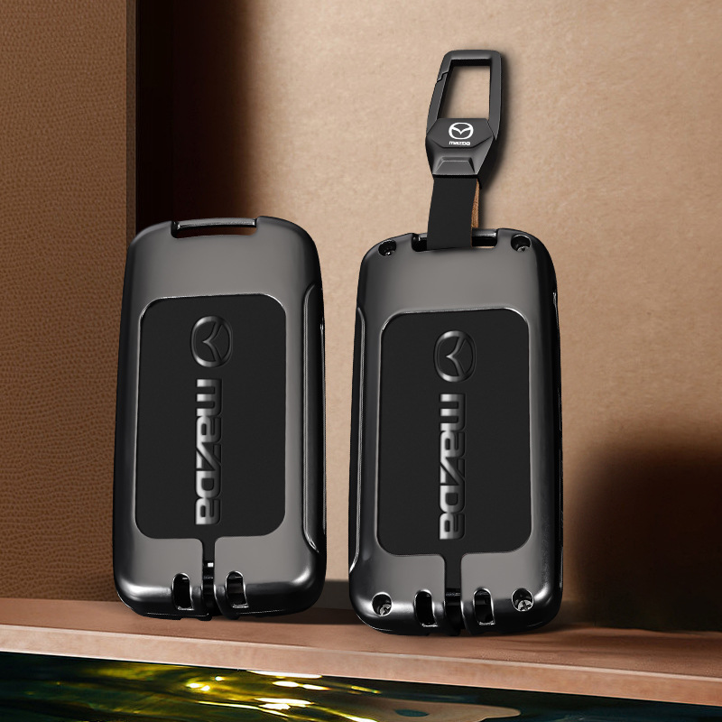 适用马自达3昂克赛拉钥匙套CX30 CX5扣阿特兹马6CX4 CX8包扣跨境