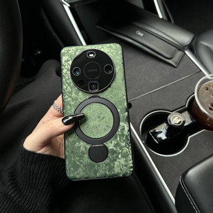 镜头全包防摔软壳mt60高级绿简约ins女外 mate60磁吸支架保护套70pro 皮壳壳 适用于华为mate70pro手机壳新款