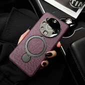 超薄防摔软壳高级紫简约风 mate60镜头全包保护套60por 360°旋转磁吸支架 适用于华为mate70pro手机壳新款