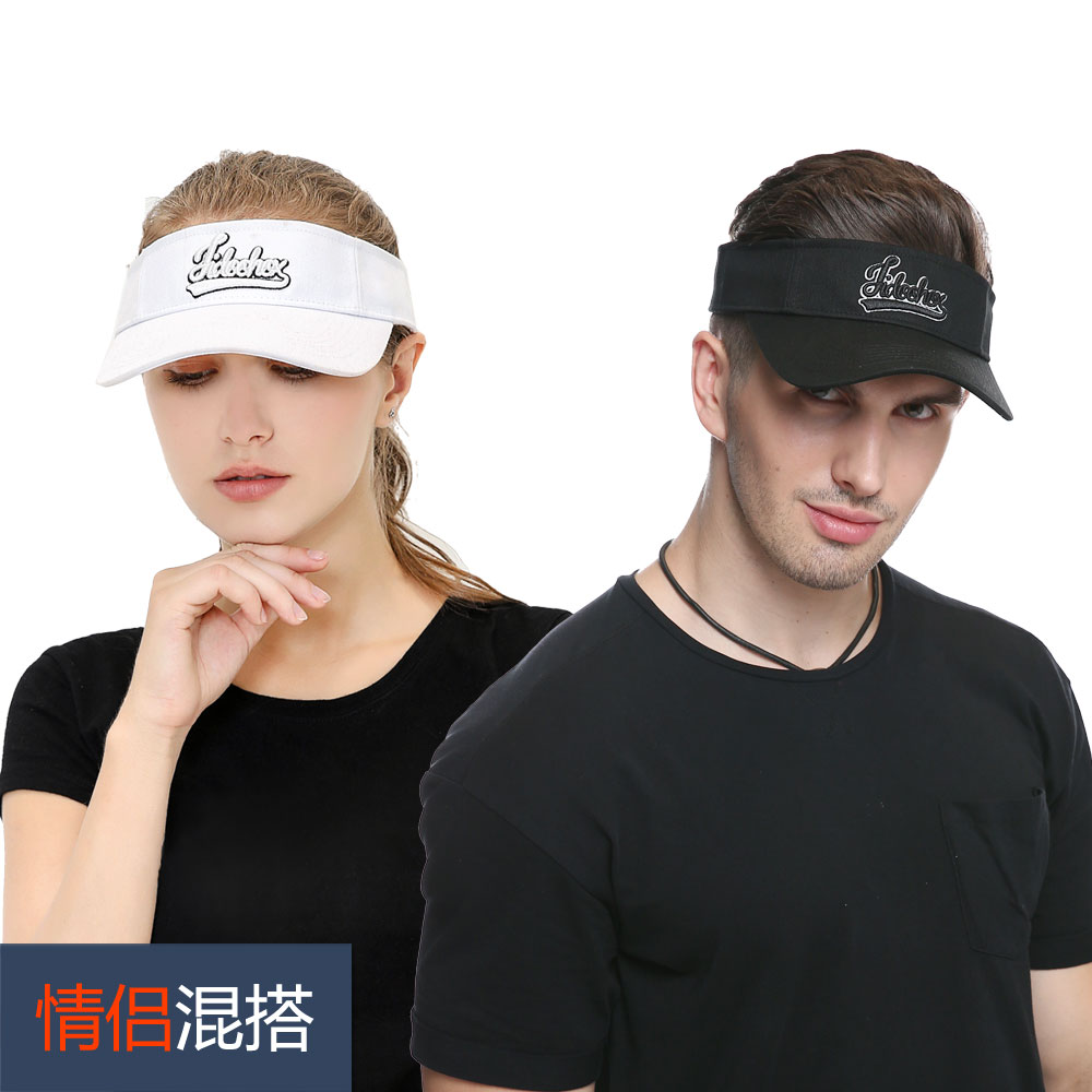 夏天户外男女士运动网球帽无顶太阳帽遮阳帽棒球帽子韩版潮空顶帽