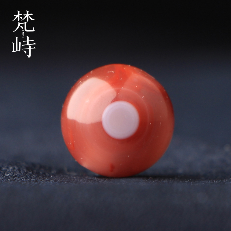 梵峙13.3南红玛瑙天眼冻料多宝珠