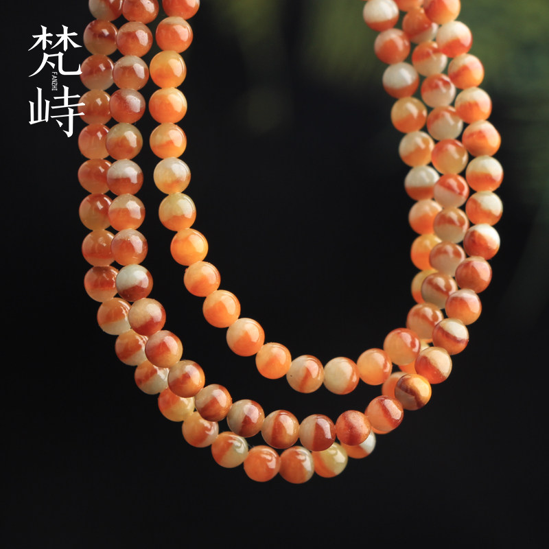 梵峙翡翠项链多圈手链黄翡翠
