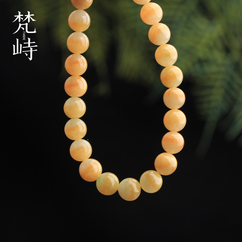 梵峙翡翠聚宝盆手串单圈手链