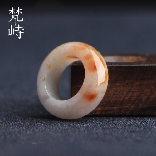 梵峙8.7翡翠跑环红翡飘花缅甸A货