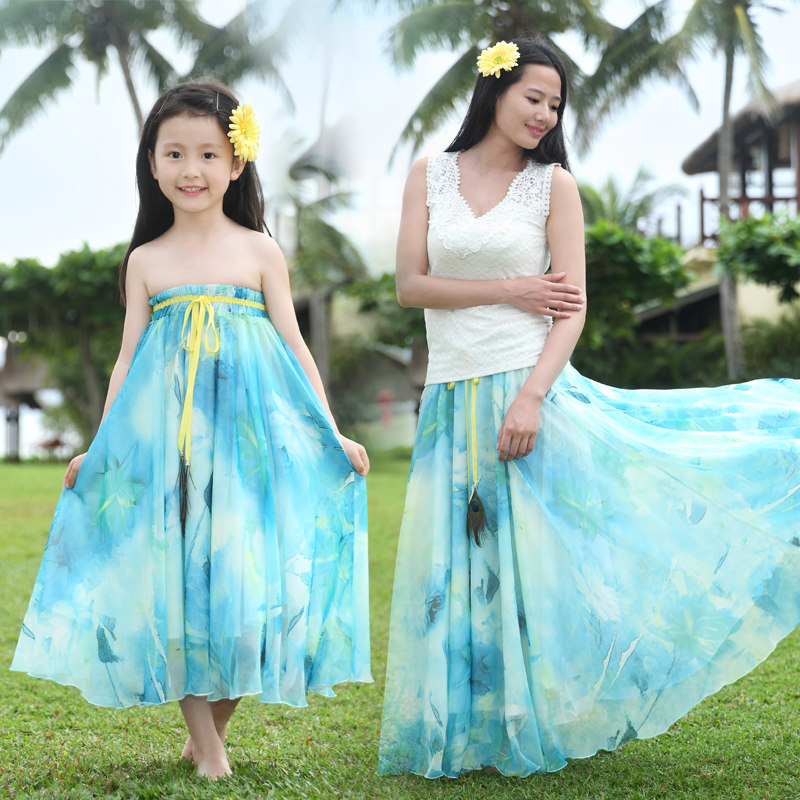 Jupe fillette en mousseline de soie - Ref 2052659 Image 1