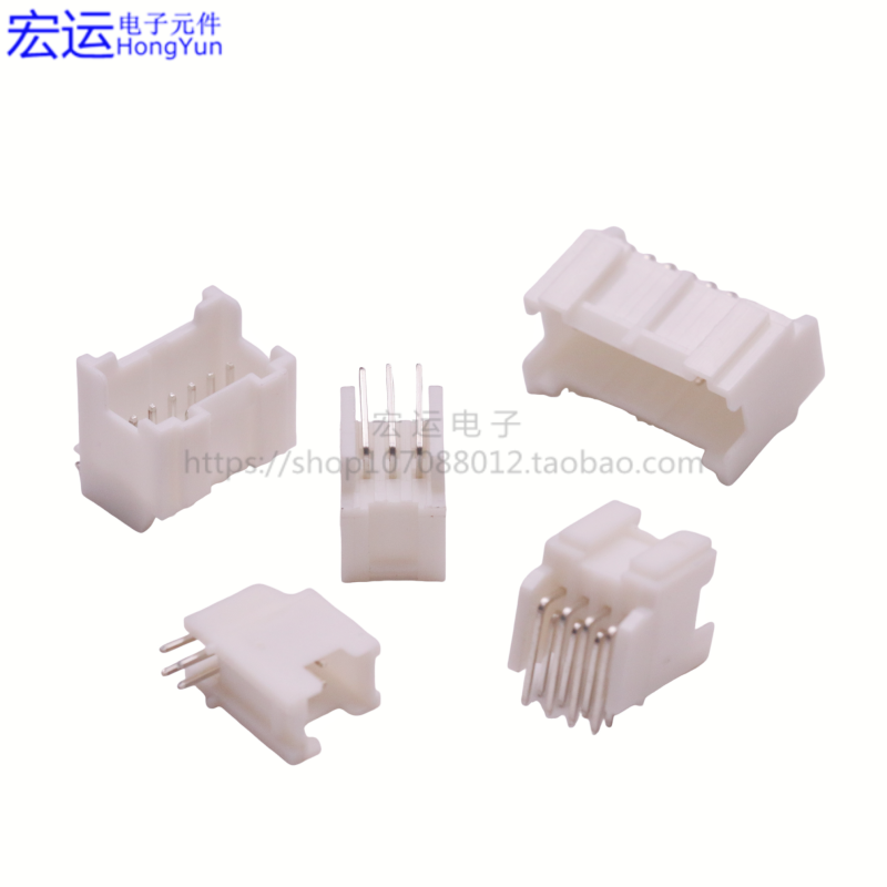 SPH汽车连接器针座双排带扣